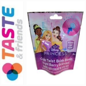 Taste Beauty x Disney Princess Color Twist Bath Bomb Royal Berry Scented